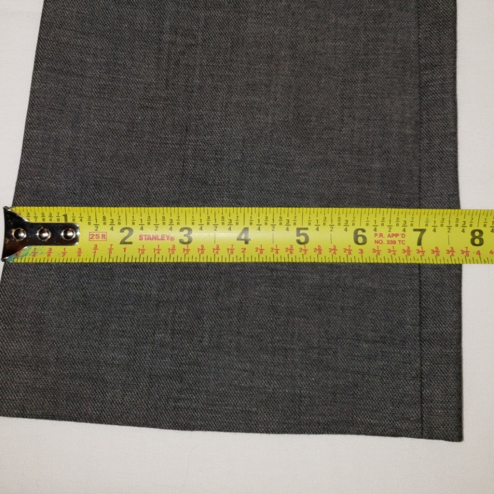 Express Columnist Pant Gray And Black Size 4r - image 3